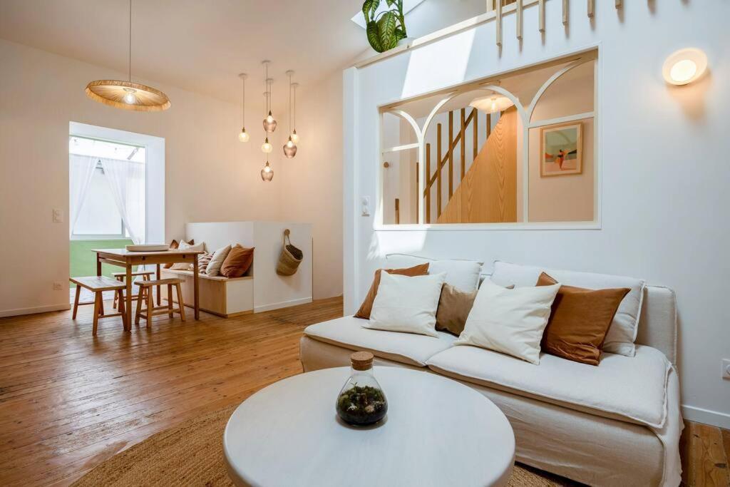 Ღ Mezzanine • T4 Spacieux, Lumineux Et Cosy لا روشيل المظهر الخارجي الصورة