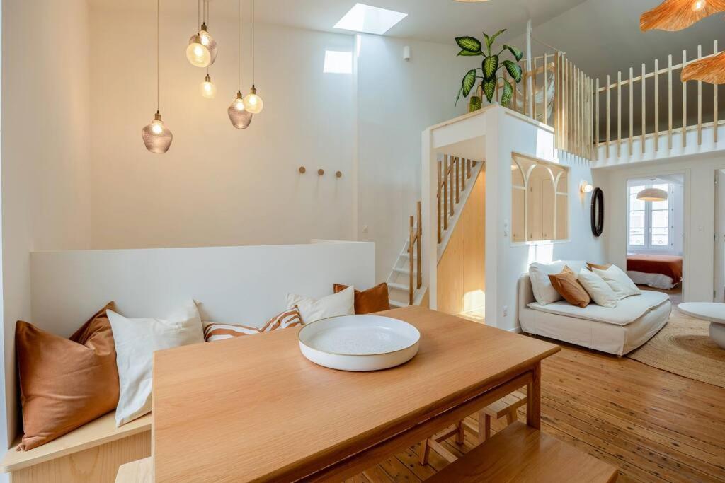 Ღ Mezzanine • T4 Spacieux, Lumineux Et Cosy لا روشيل المظهر الخارجي الصورة